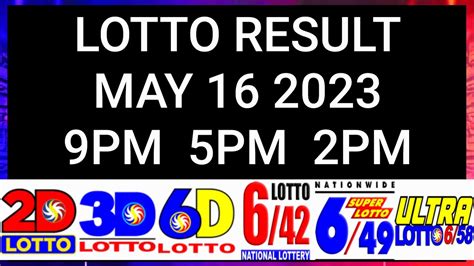 lotto results youtube